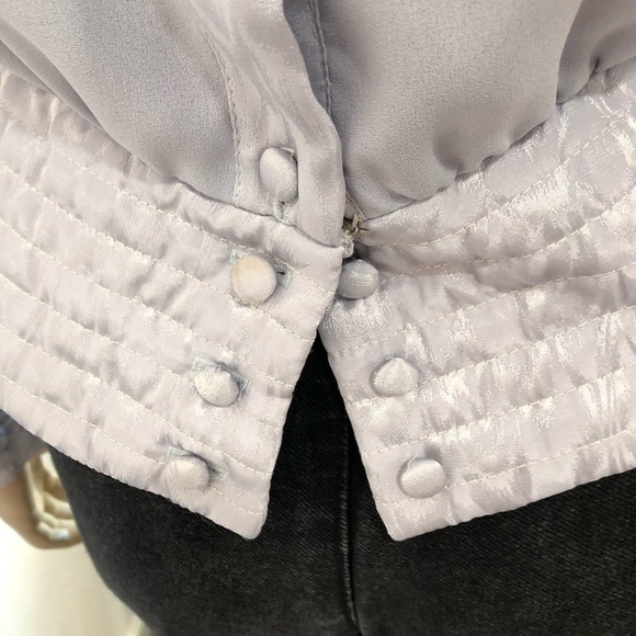 richard warren high neck long sleeve blouse - Picture 9 of 16